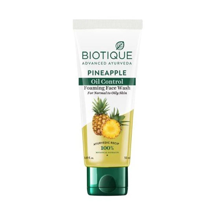 Biotique Face Wash Bio Pineapple Oil Control Foaming 